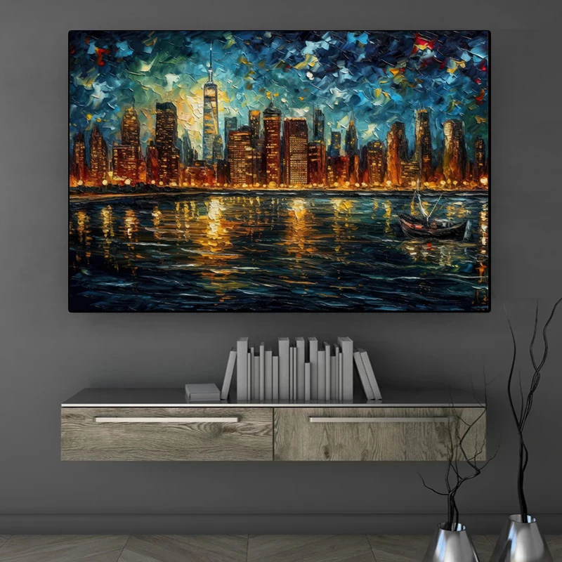 Famous Artist Van Gogh Oil Poster Starry Sky Iris Flower Wave Bridge Prints Canvas Painting Wall Art Pictures Home Decor Cuadros