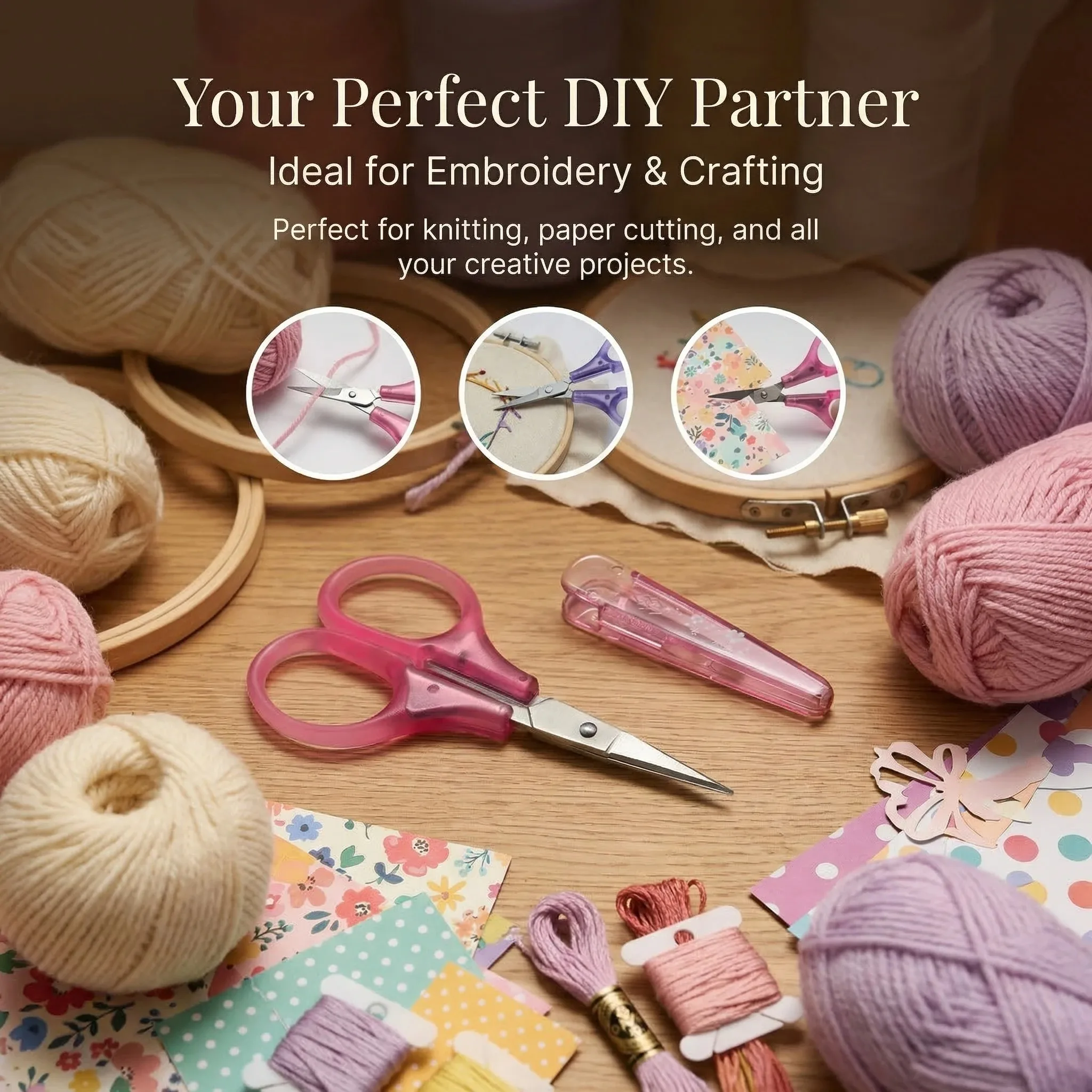 Mały zestaw nożyczek podróżnyc – Embroidery Scissors Small recenzja i cena