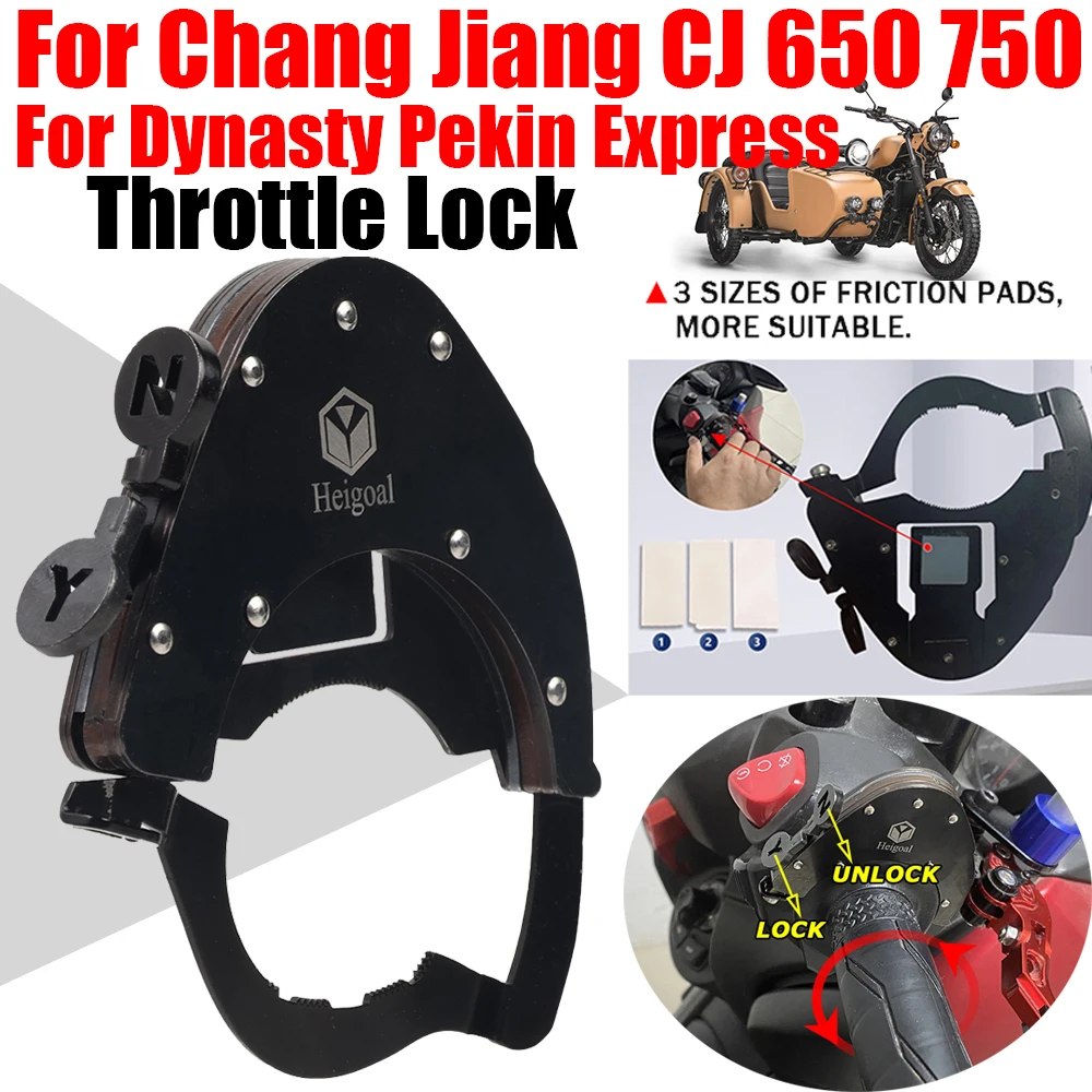 

For Chang Jiang CJ650 CJ750 CJ 650 750 DYNASTY Pekin Express 650 Accessories Cruise Control Handlebar Throttle Lock Assist Parts