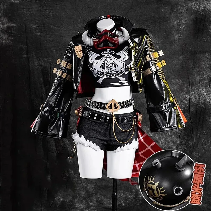 XT8Zenless Zone Zero Lucy أزياء تنكرية شعر مستعار موحد لوسيانا Auxesis Theodoro De Montefio أبناء كاليدون Halloween 95CM P@XT6!