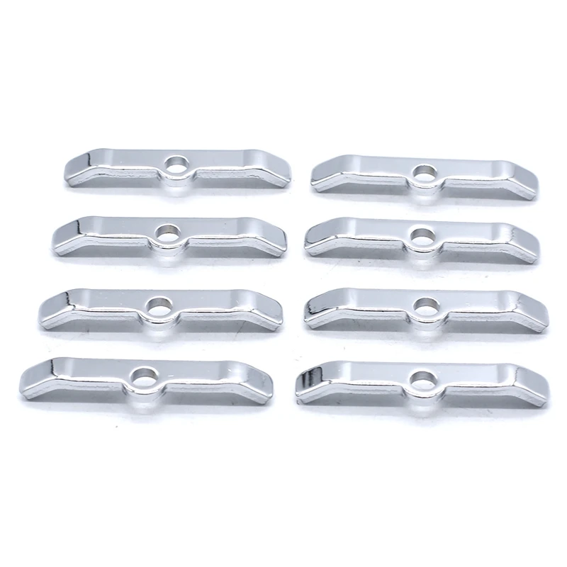 Car Chrome 3 Inch Valve Cover Spreader Bars Fixed Tabs For Chevy SBC 283 305 327 350 Car Replacement