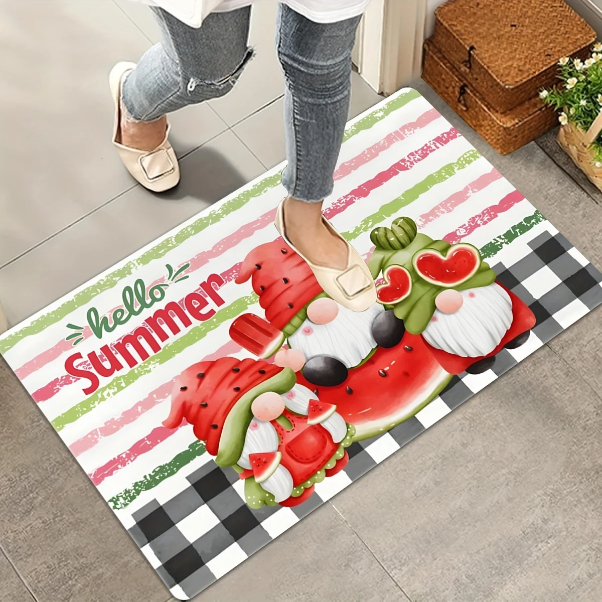 Funny Loading Progress Bar Print Doormat Creative German Text Pattern Rug Home Entryway Decor Indoor Floor Mat Housewarming Gift