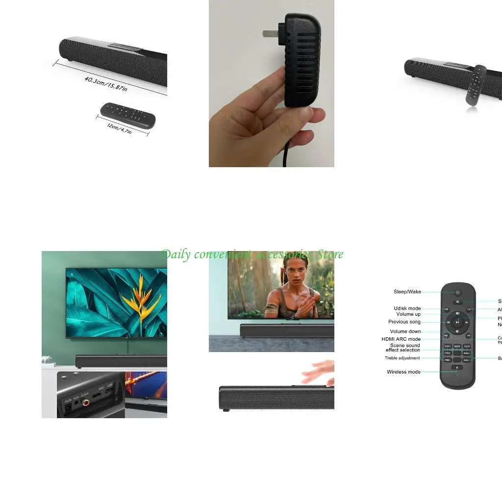 

97QB Динамики Бас-стерео Сабвуфер Режим «Кино/Музыка/Игра» Дополнительная установка