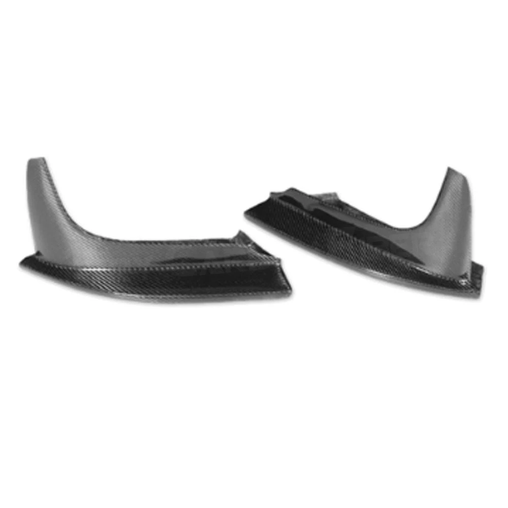 Carbon Fiber Front Bumper Lip Splitters Apron Flaps Cupwings Winglets for BMW 1 Series E82 1M Coupe 2 Door 2011-2013