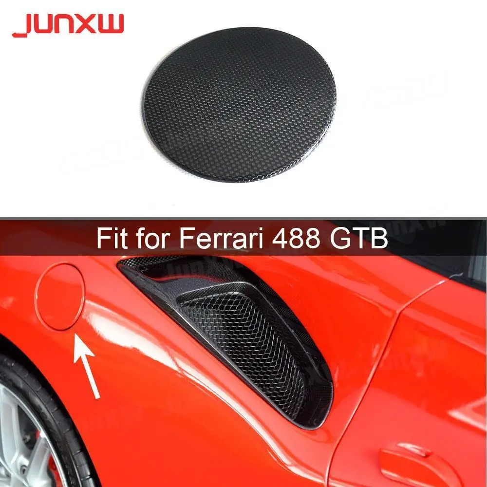 

Dry Carbon Fuel Cap Cover For Ferrari 488 N Style 2015-2018 Gas Oil Tank Accessories Carbon Fiber FRP