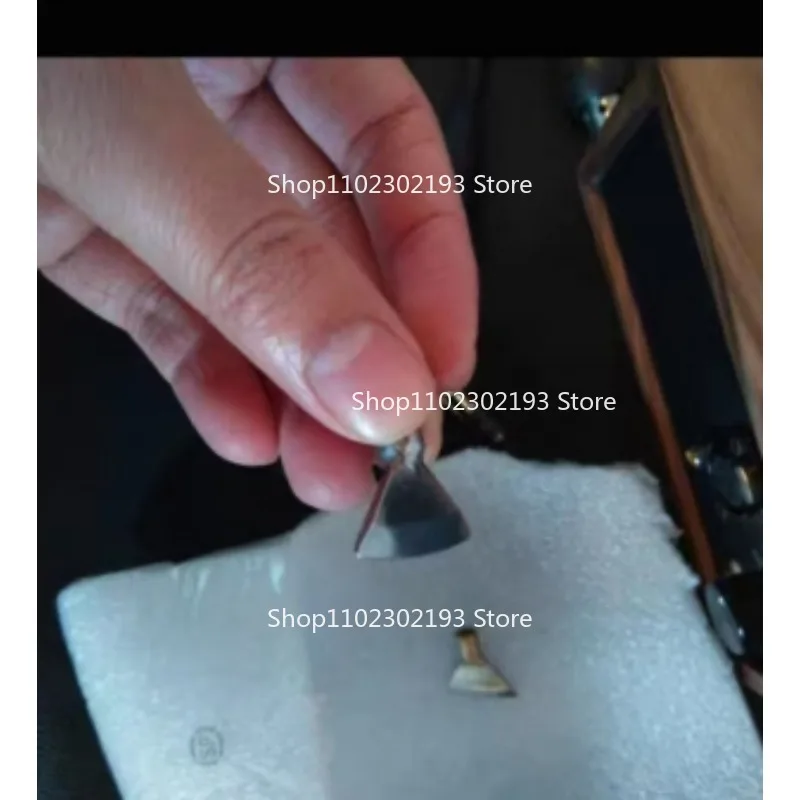 Leather Creaser Tips Creasing Tool French Fan Shape Heater Head M5 Thread for Making Arched Edge and Creasing Decoration Line