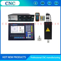 F2100T kit controller al plasma CNC sistema di controllo del movimento a taglio a fiamma a 2 assi + corpo di sollevamento JYKB-100-DC24V + telecomando f1510