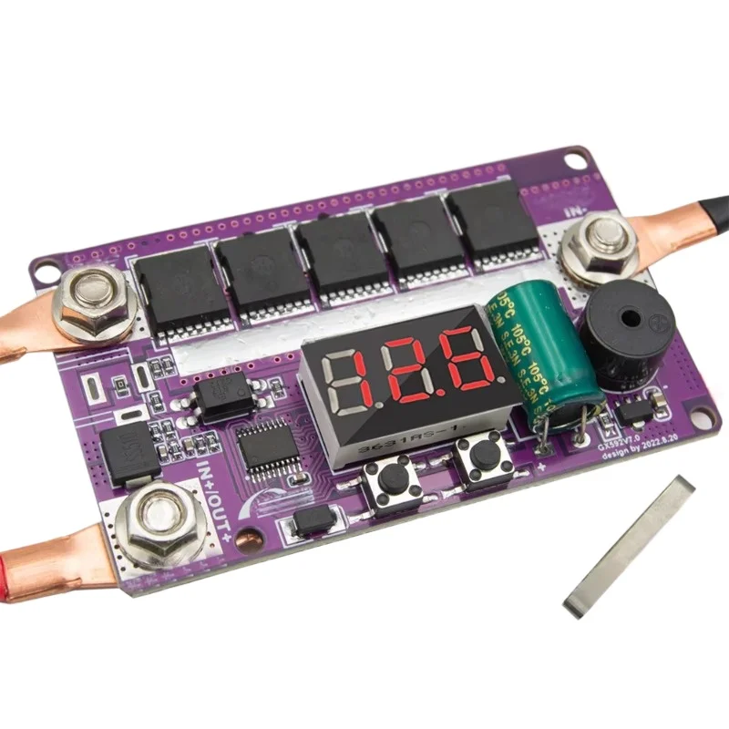 Spot Welding DIY Kit 100 Gear Motorized Adjustable Spot Welding Control Board for 18650 Battery 0.1-0 Nickel Plate