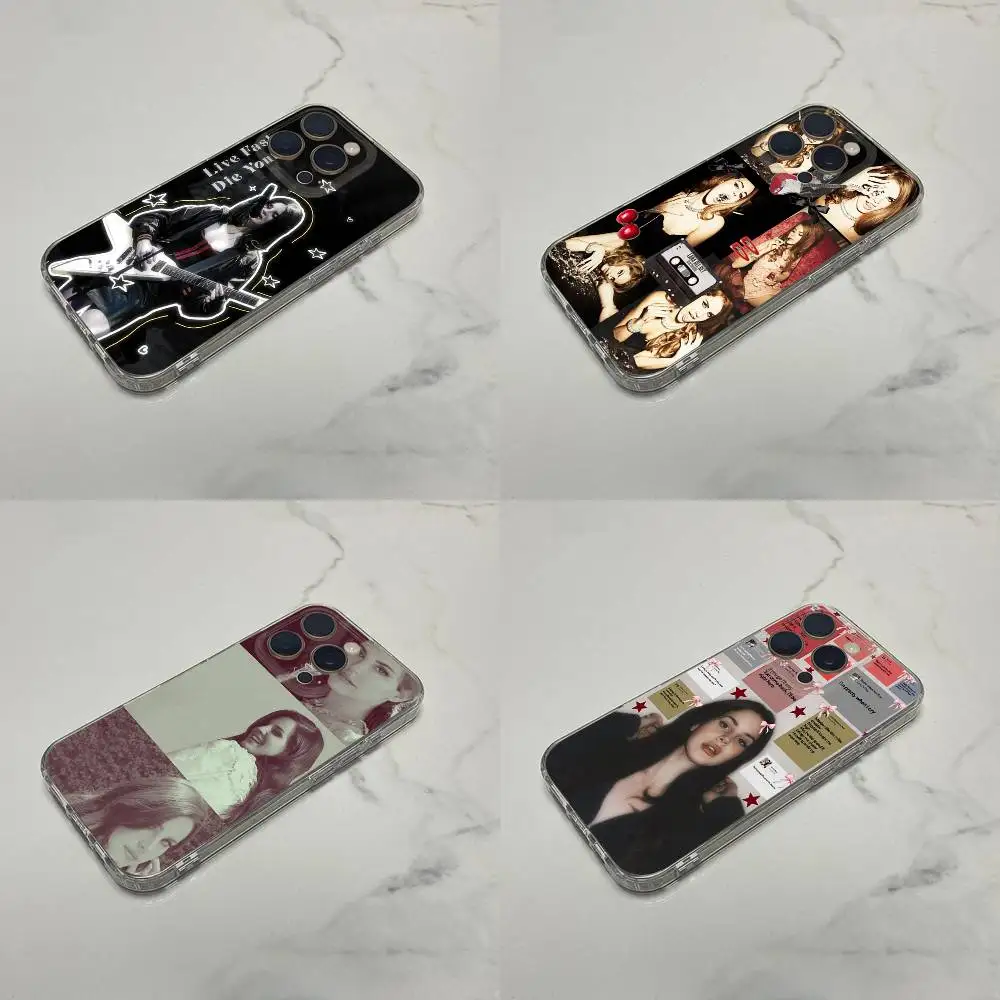 

Singer L-Lana Del Rey Phone Case For iPhone 17,16,15,14,13,12,11 Plus,Pro,Max,Plus,E,SE4,Mini Transparent Box