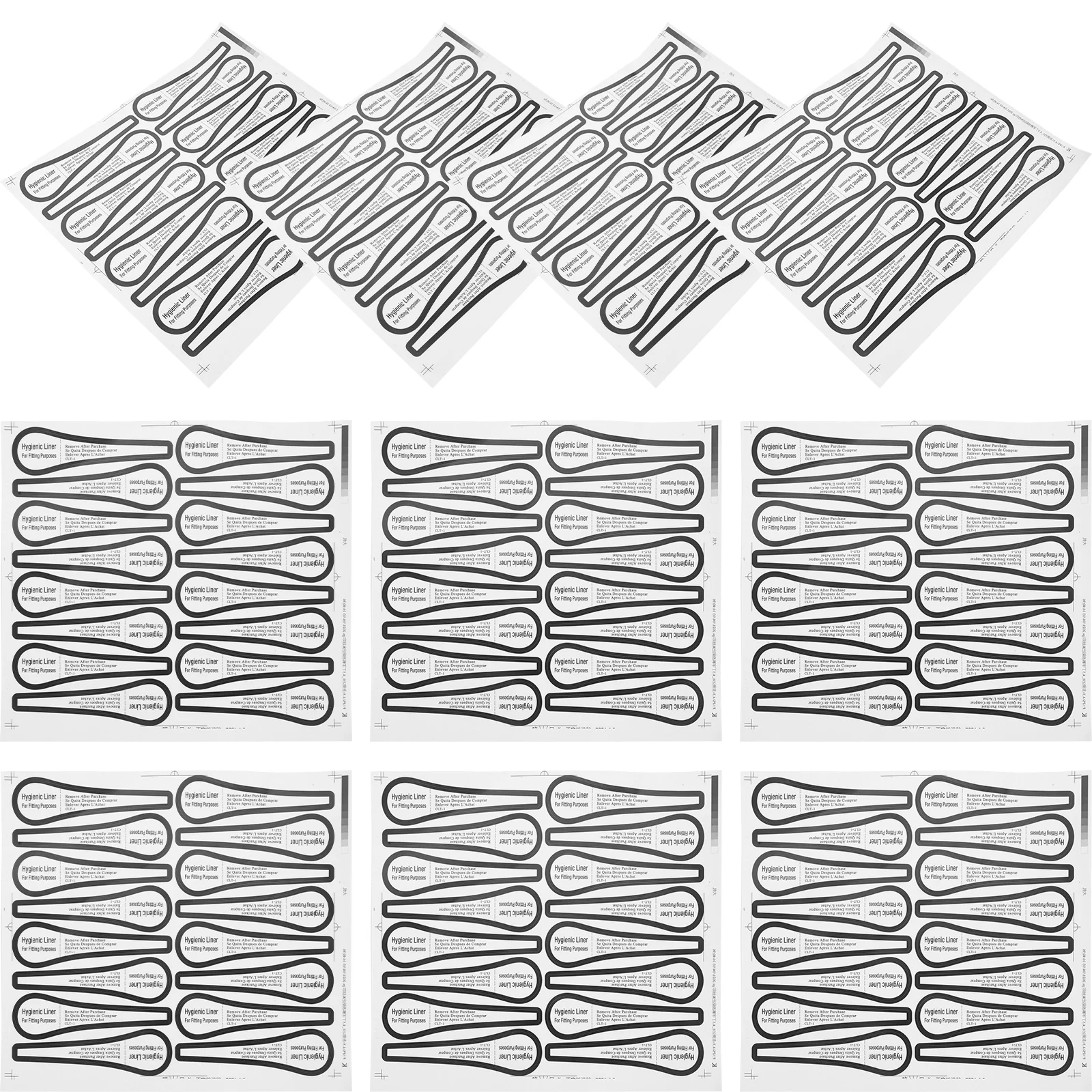 

150Pcs Clear Adhesive Swimsuit Protective Decals Undergarments Lingerie Liners Water Resistant Long Lasting Versatile Use