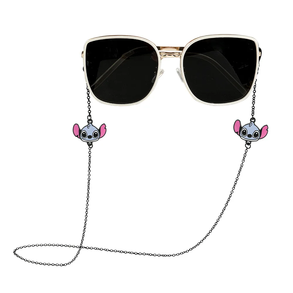 Cartoon Stich Sonnenbrille Kette Lanyard Brillen Zubehör Damen Sonnenbrille Abdeckung Halskette Vielseitig Mode Geschenk