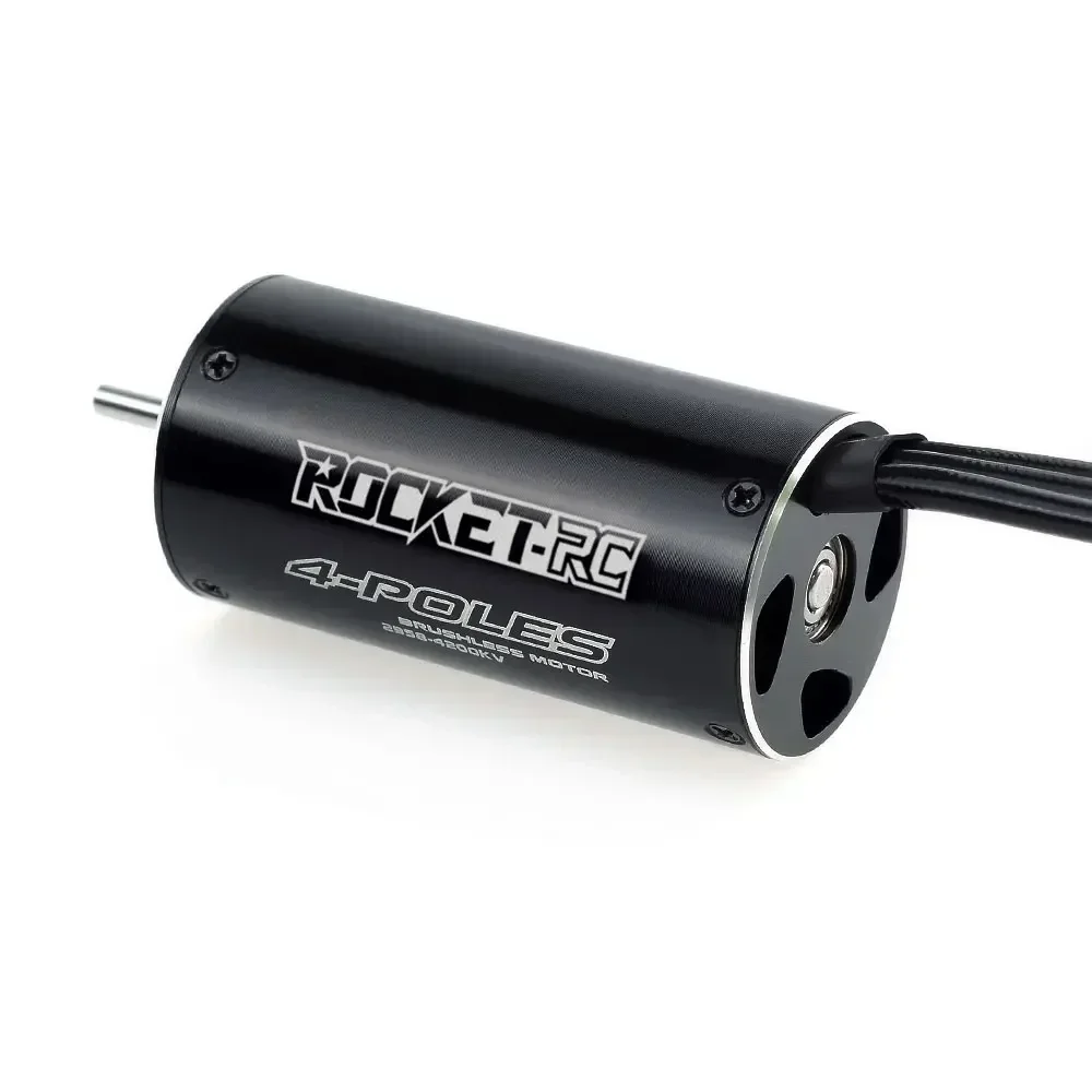 Rocket-RC 2958 Waterproof Sensorless Brushless Motor 3380KV 4200KV 4480KV 29-S Water Cooling Jacket for RC Boat Feilun ESC Part - Image 4