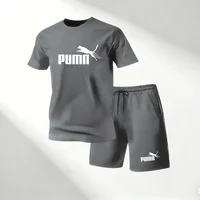 Hot Sale 2026 Men's T-Shirts Sets O-Neck Short Sleeve+Sports Shorts Quick Dry Casual Street Fashion Home Outdoor Running 2 Piece 5