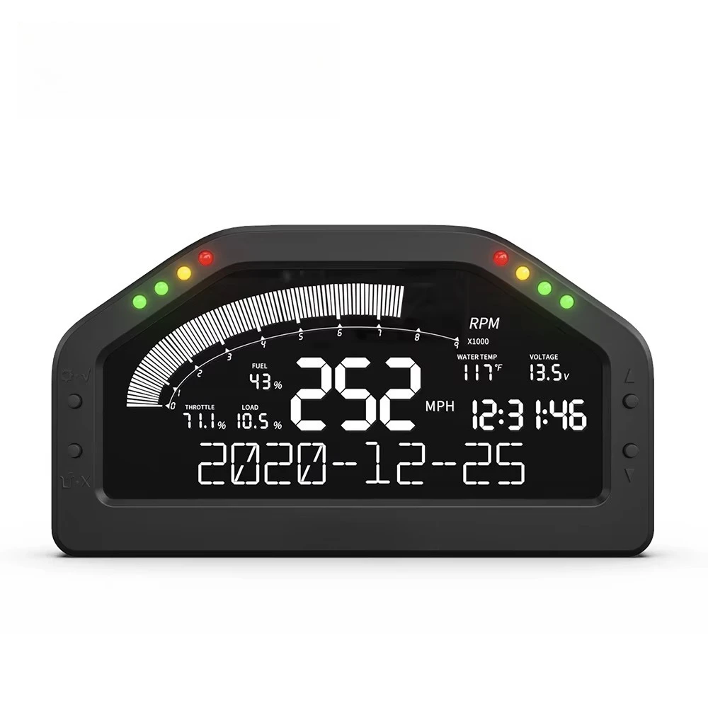 

car sprint competition dashboard competition display OBDll Bluetooth multi-color screen meter