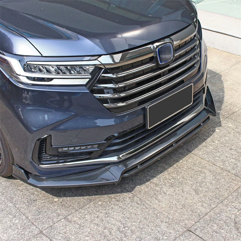 For 4PCS ABS Front Splitter Lips Diffuser NEW Honda Odyssey Anti - Collision Refit CAR Accessories Body Kit 2022 2023 Year