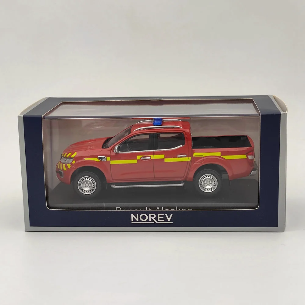 Norev 1/43 Alaskan Pick Up Pompiers (F) 2017 Diecast Model Cars Limited Collection Auto Toys Red