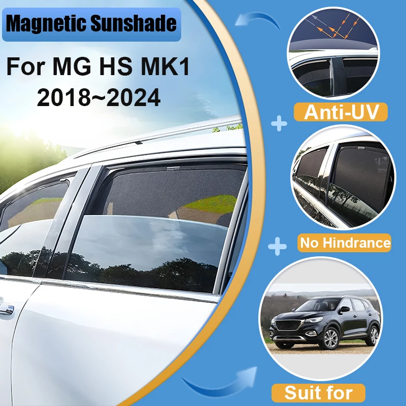 

Для MG HS (EHS AS23 MK1) 2024-2018: Солнцезащитный козырек на лобовое стекло, защита от УФ-лучей, аксессуары для авто