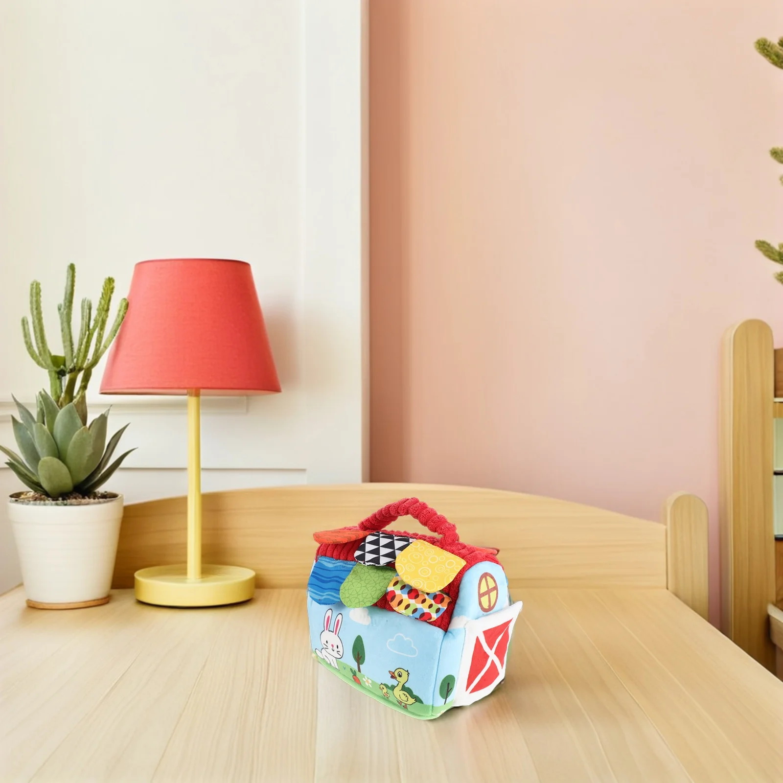 

1 комплект, детский медовый горшок для сенсорной активности, мягкие фермерские животные, ролевые игры для детской и душа, мягкая игрушка для хранения животных