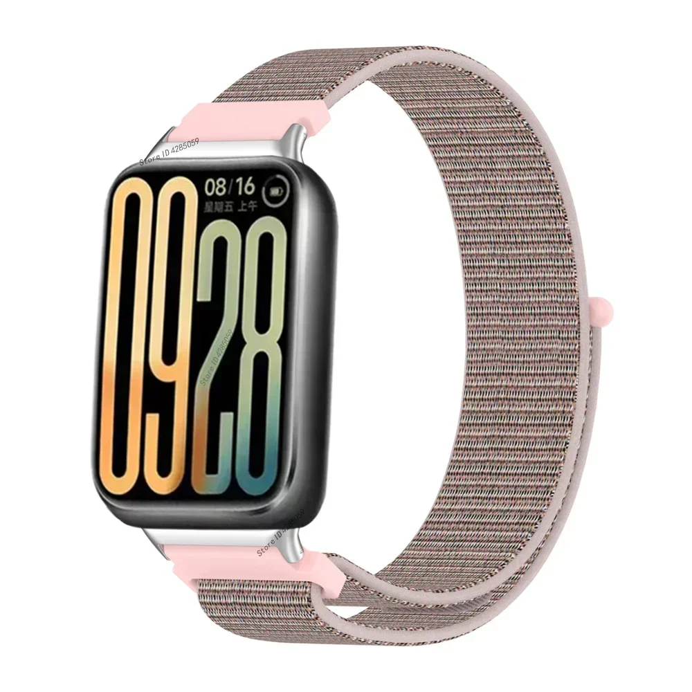 Xiaomi Mi Band 9 Pro 용 나일론 루프 스트랩 Redmi Watch 4 용 스마트 밴드 스포츠 스트랩 팔찌 스마트 시계 팔찌 액세서리