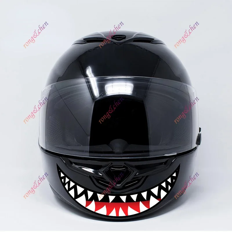 Cartoon Car Sticker Scary Devil Tooth Car Motorcycle Racing Helmet Laptop Trunk Body Car Window Surfboard Waterproof PVC Decals