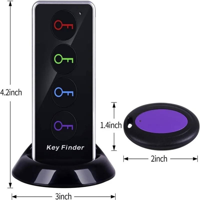 New 4-in-1 Wireless Key Finder Newest Anti-Lost Alarm Mini Tracking Device Child Pet Wallet Locator Remote Control