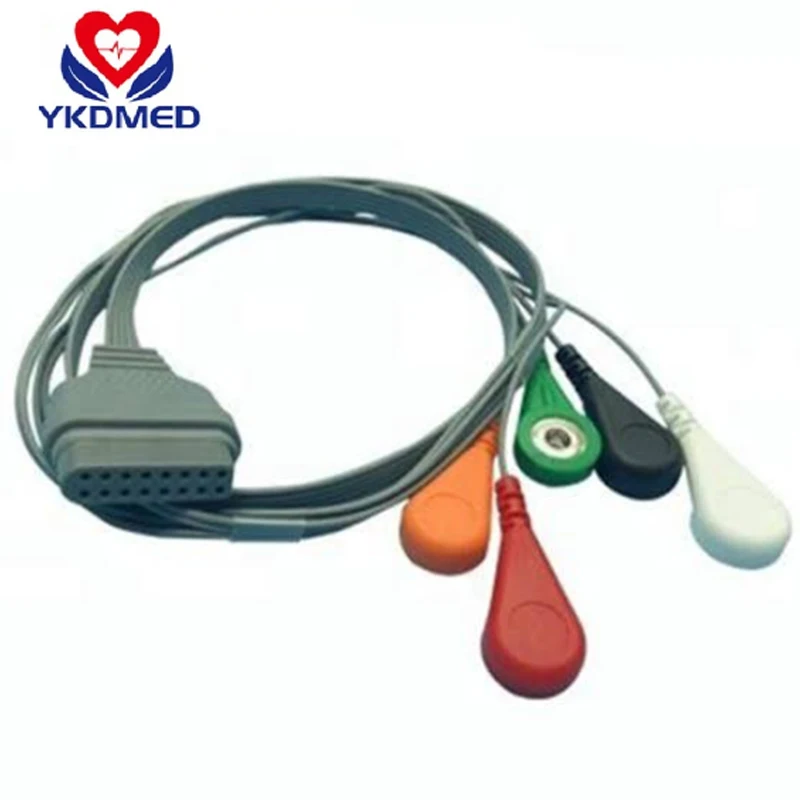 

Suitable for Libang (SE-2012) 16p new dynamic electrocardiogram cable 5 leads