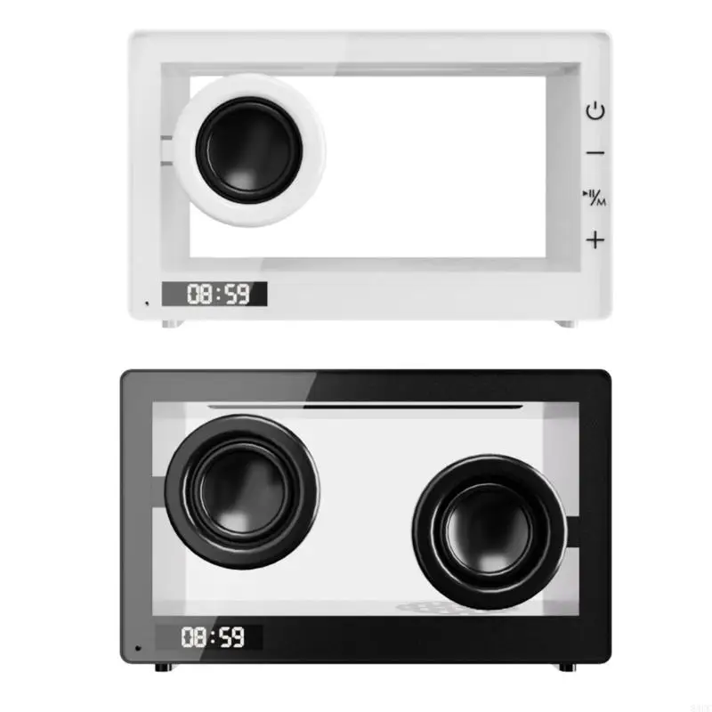 

83CC Modern Crystal Like BT5.1 Speaker Support Memory Card Input and Wireless Auditory Transmission Color Lighting