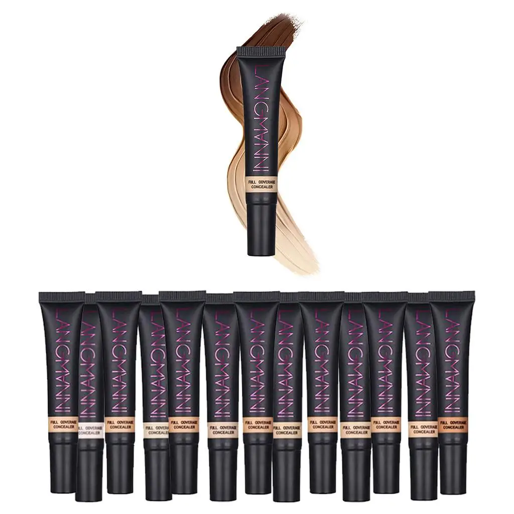 Base d'apprêt pour fard à paupières, crème anti-cernes, correcteur de Palette à haute couverture pour la peau sèche et grasse sous les yeux