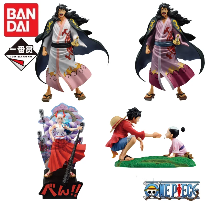 

In Stock 100% Original Bandai Ichiban Kuji Anime One Piece Yamato Luffy Kozuki Momonosuke Figure Model Genuine Boxed Toy
