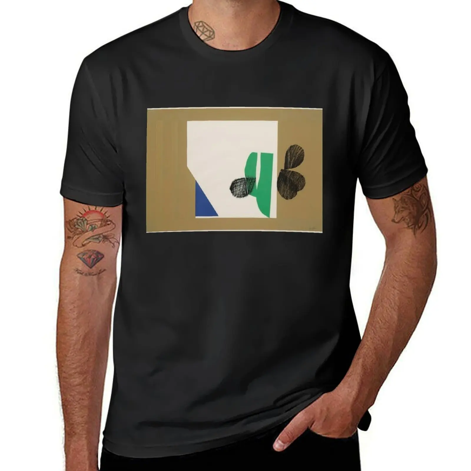 Howard Hodgkin - Enter Laughing - 1964 T-Shirt heavyweights tees plus size tops Blouse t shirt for men