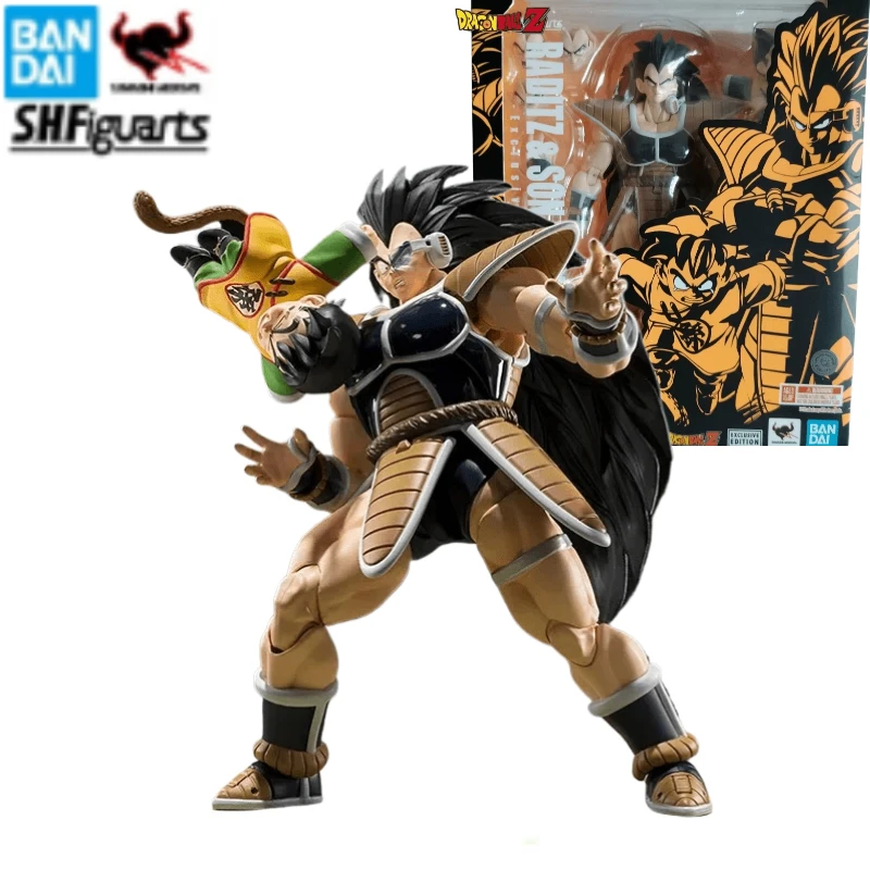 

Bandai Original S.H. Фигурarts Dragon Ball Z Raditz & Son Gohan Kid эксклюзивная версия Ver. ПВХ аниме экшн-фигурки модели игрушки в подарок