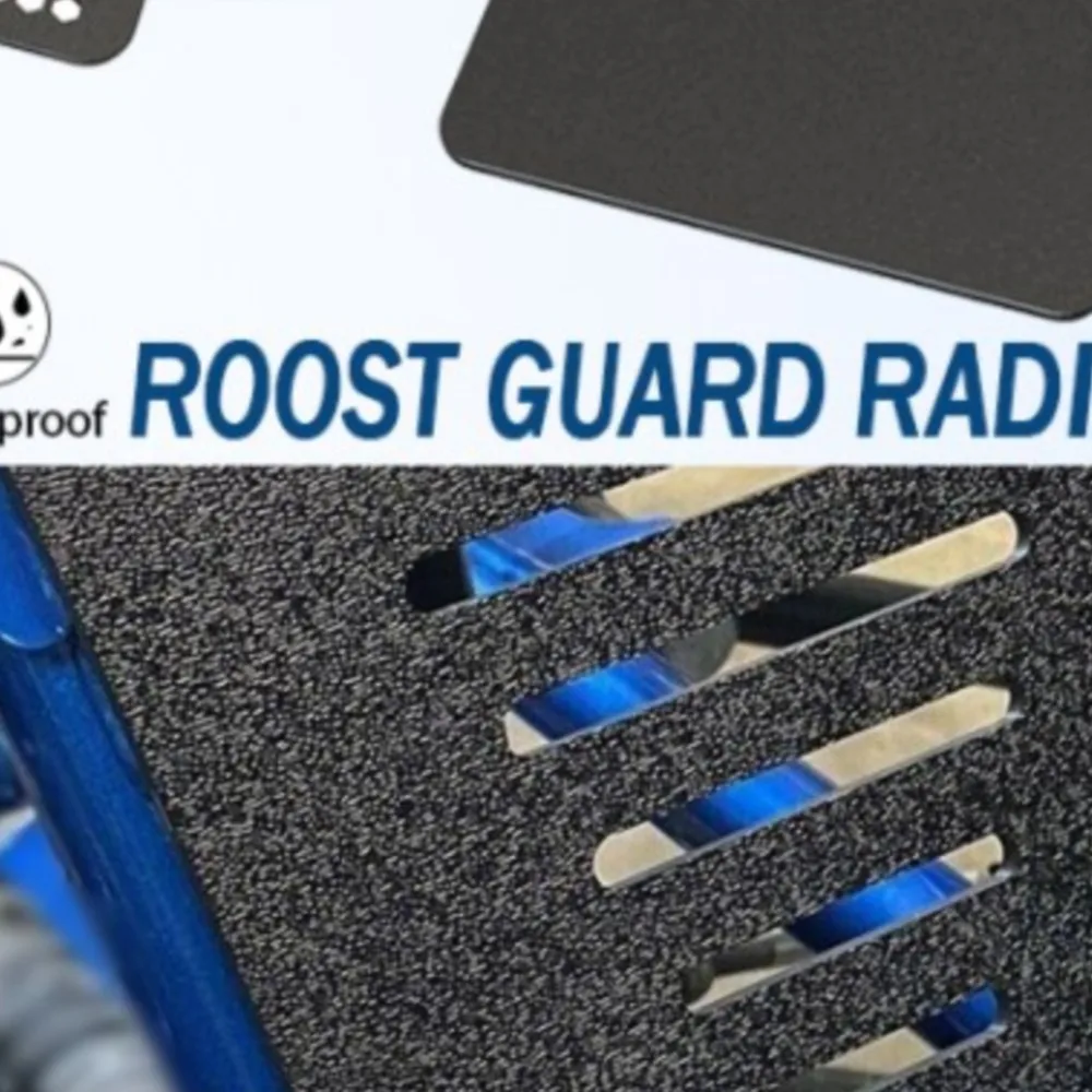 

Motorcycles Radiator Guard For Honda TRX450R Roost Guard Protection Cooler Radiator Stabilizer 2004 2005 2006 2007 2008 TRX 450R