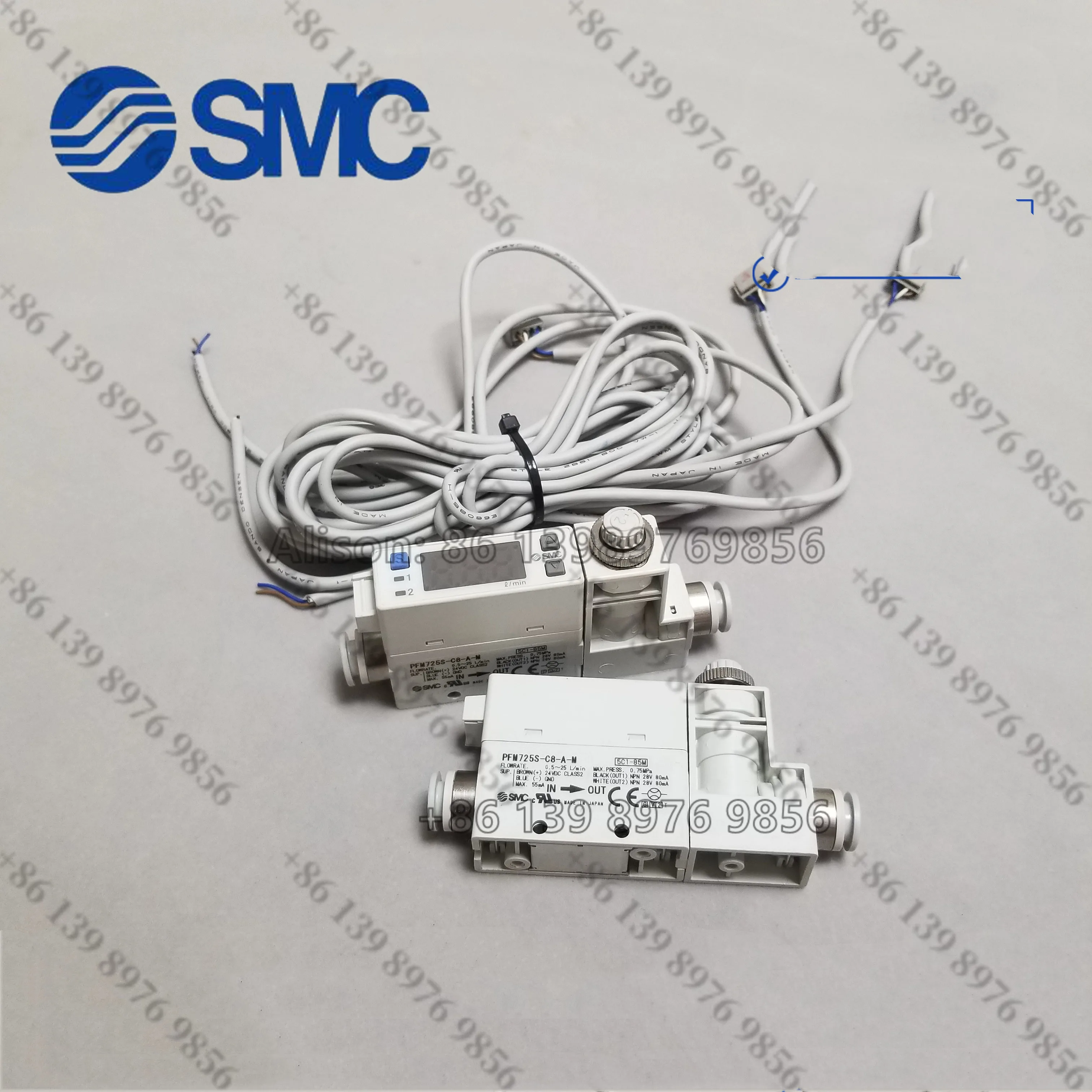 Imagem -03 - Interruptor do Medidor de Caudal Smc Pfm725-c6-f Pfm725s-c6 c8 01 02 L-a b c d e F-m Pfm725-c6 C8l-a b m Pfm725-c6 c8 L-c d -m Pfm72501 0