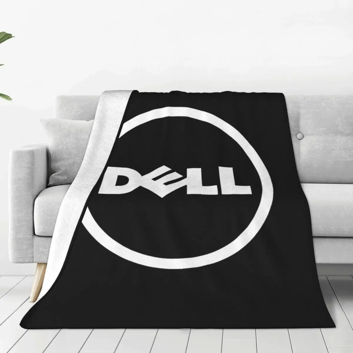 

Бестселлер, одеяла с логотипом компьютера Dell, мягкие теплые фланелевые одеяла для кровати, пикника, путешествий, домашнего дивана