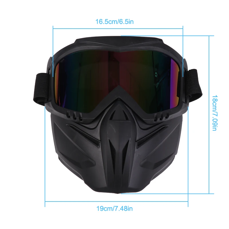 Safety Welder Mask Breathable Full Face Mask Welding Glasses Welder Mask Cycling Mask Anti-Sand Goggles Protection Tools