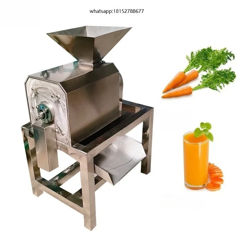 Stable Performance Guava Pulper Machine / Mango Pulp Processing Line / Fruit Pulp Juice Making Machine