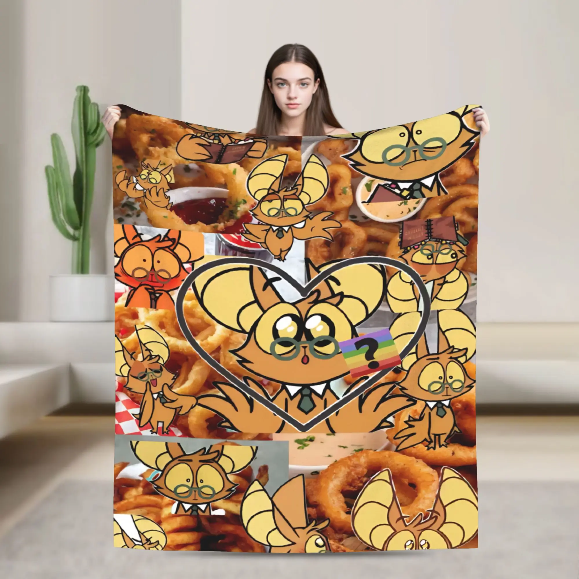 New Arrival Chikn Nuggit Blanket Super Soft Fleece  Cozy Throw Blanket Machine Washable