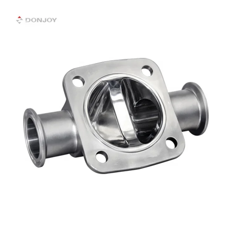 DONJOY 316L stainless steel biopharmaceutical 2 way  diaphragm valve with plastic handwheel