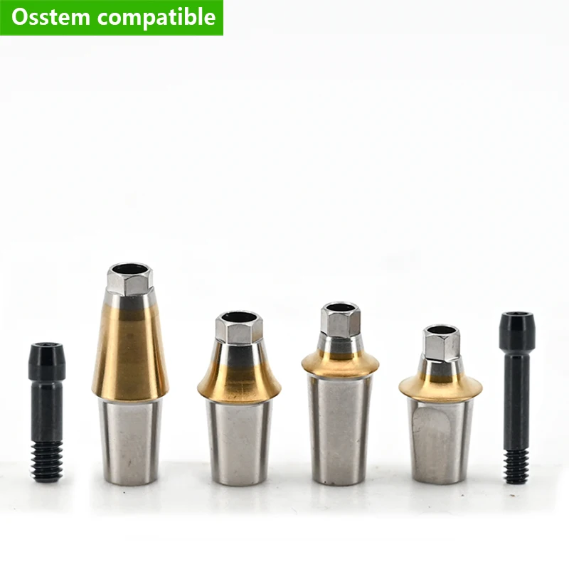 

Dental Transfer Abutment for OSSTEM OEM ODM Dual Abutment Cemented Abutment Titanium Straight and Factory Direct Sales Fast Ship