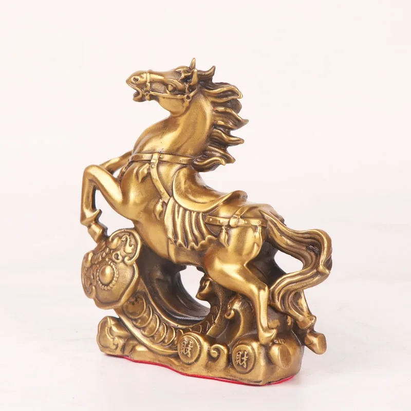 Copper Fortune , Money , Auspicious Horse, Wholesale Home Office Craft Decorations, Instant Success