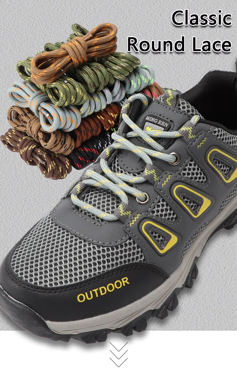 Runde, massive Schnürsenkel für Sneaker, Outdoor-Wanderschuhe, Arbeits- und Sportschuhe, für Erwachsene und Kinder, mit Blumen- und Punktmuster, für Damen und Herren. – Detail 1