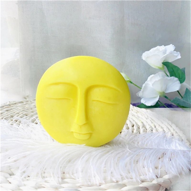 Y4QE Face Decoration Silicone Mold Epoxy Resin DIY Jewelry Making Tools