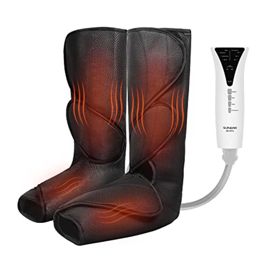 

Leg Massager with Heat Compression Device for Legs Heated Compression Boots Foot Calf Massage Machine Foot and Leg Pumps Massag