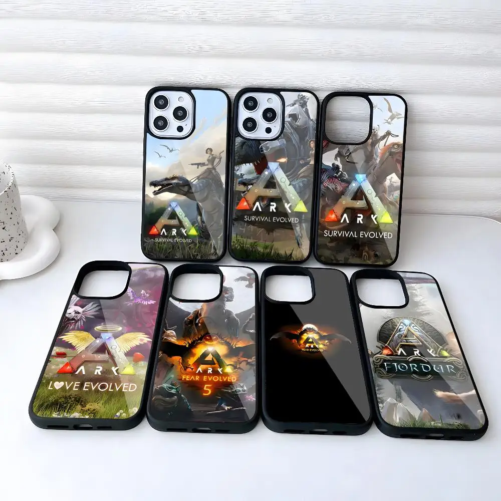 ARK Survival Evolved – coque de téléphone pour Iphone 17 Air 16 15 14 13 12 11 Pro Max Mini Plus Se Xr X Xs PC + housse en TPU