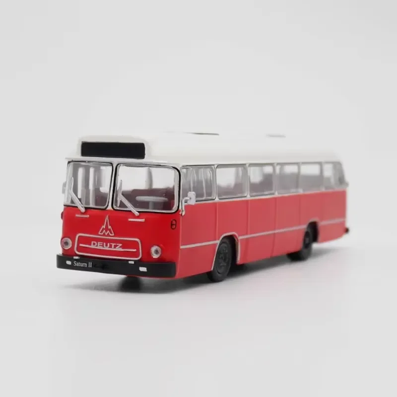 for IXO 1:72 Magirus-Deutz Saturn II Bus Diecast Model Alloy Simulation Static Display Collectible Toy Detailed Finish