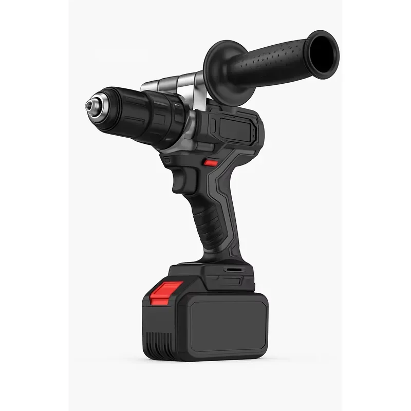 for Super High-Torque 5025 Brushless Motor Impact Drill 13mm Industrial Cordless Hammer Drill for Earth Auger and Ice