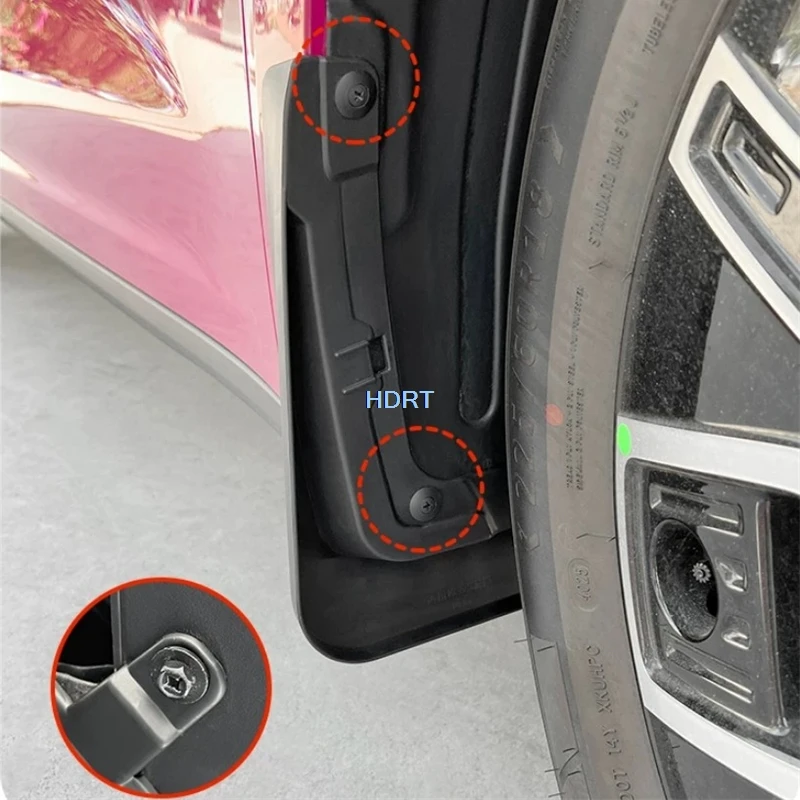Für GWM Ora 5 2026+ Auto-Styling Vorder- und Hinterrad-Schmutzfänger Kotflügel-Verkleidung Spritzschutz Abdeckung Dekoration Zubehör – Detail 5