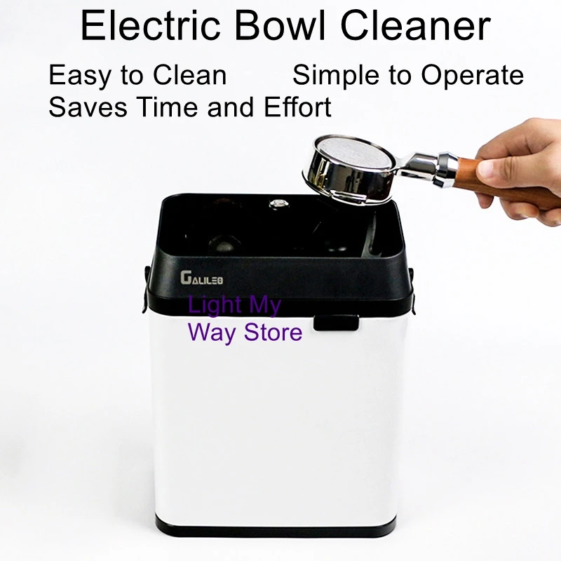 Fully Automatic Coffee Grounds Washer; Electric-Handle Coffee Grinder Bowl Cleaner