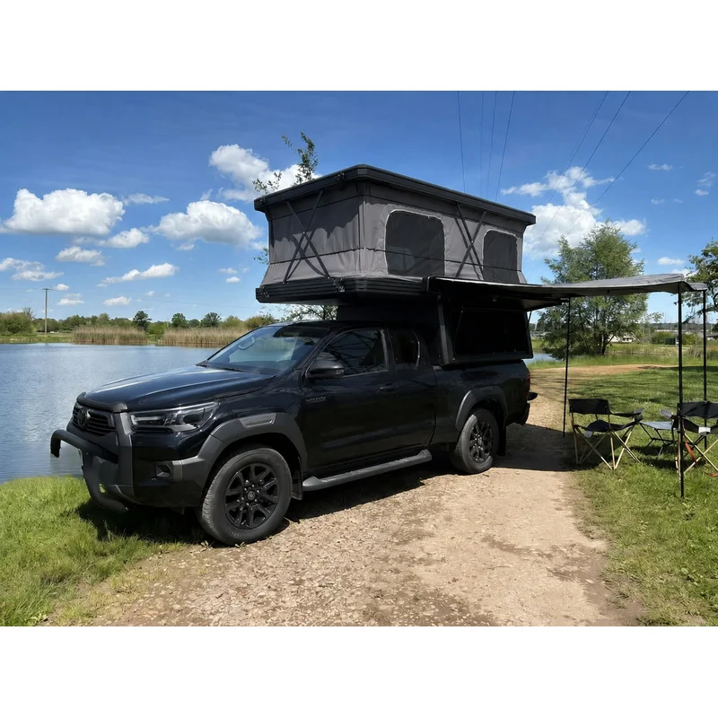 High Quality Four-season Aluminum Pop up Hard Shell Rooftop Tent 4x4 Exterior Modification Accessories for Off-road Vehicles