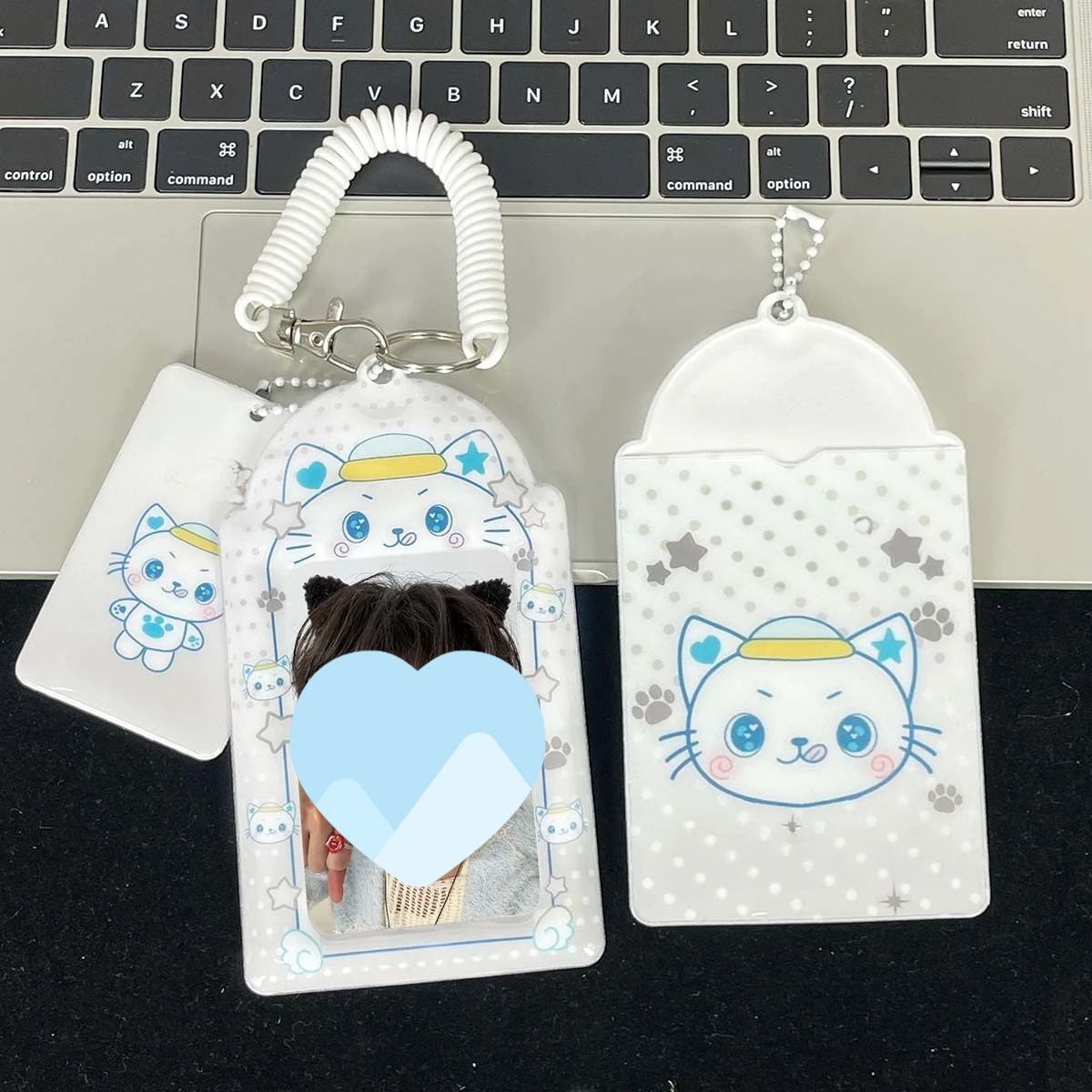 NCT Wish Angel Sculpture Collection Properties PVC Card Cover Storage Album 3-inch Small Card Display Pendant view 6